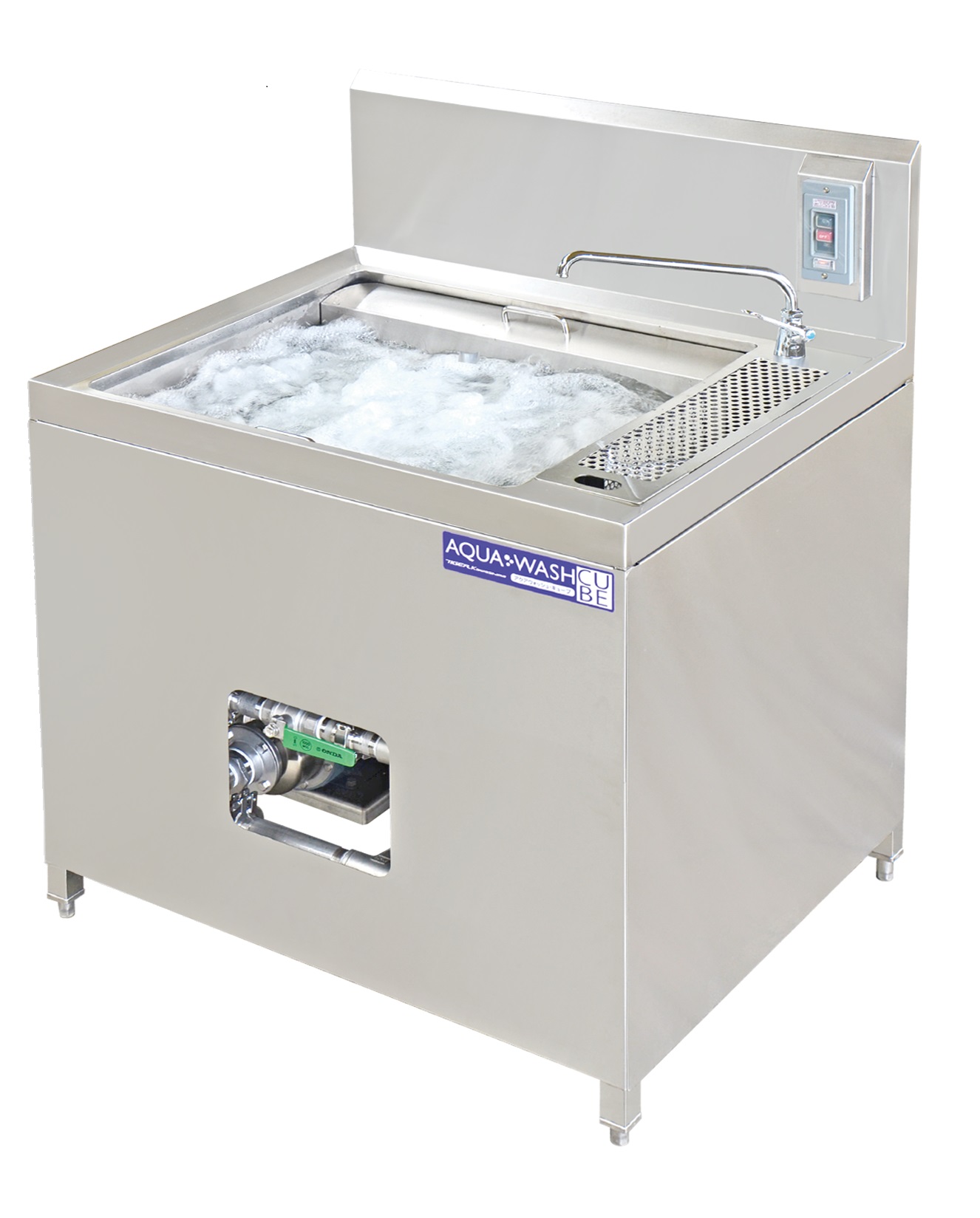 苗箱洗浄機 全自動式 SW-300 箱取装置付 キャスター付 苗箱 洗浄 ケーエス製販 ケS 代引不可 - 1